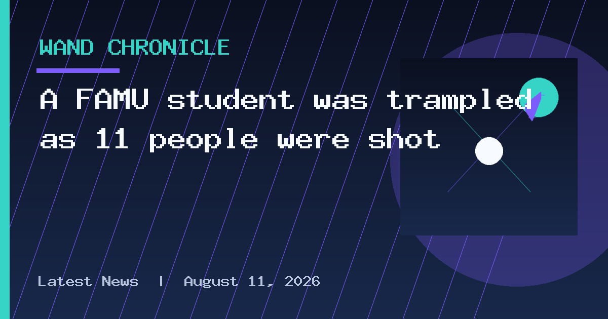 A FAMU student was trampled as 11 people were shot