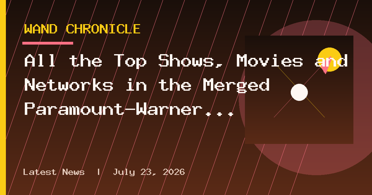 All the Top Shows, Movies and Networks in the Merged Paramount-Warner Bros