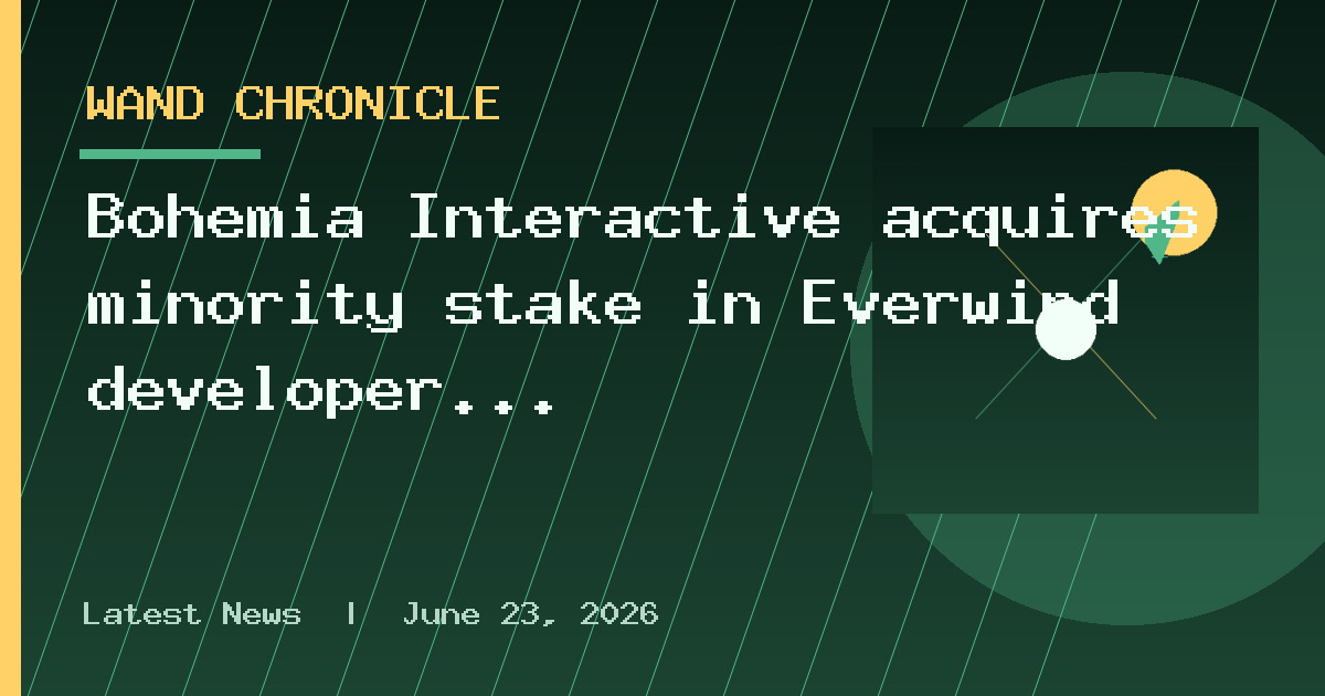 Bohemia Interactive acquires minority stake in Everwind developer Enjoy Studio