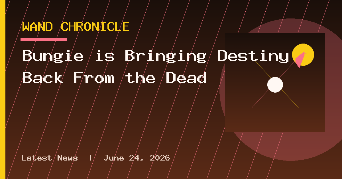 Bungie is Bringing Destiny Back From the Dead