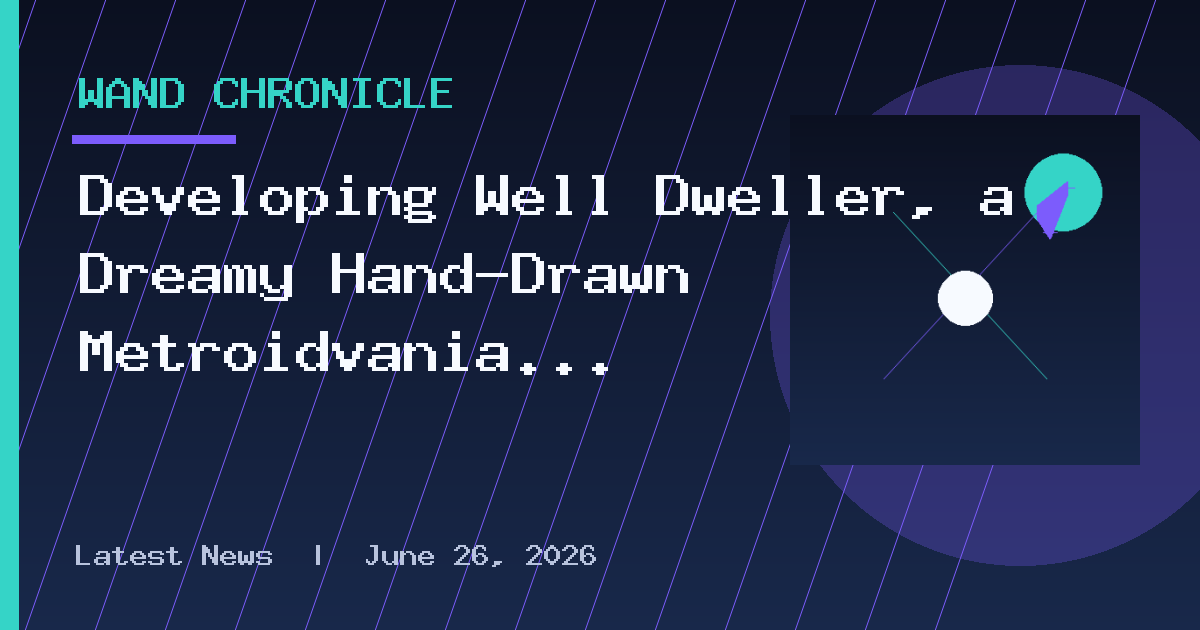 Developing Well Dweller, a Dreamy Hand-Drawn Metroidvania about a Cute Bird