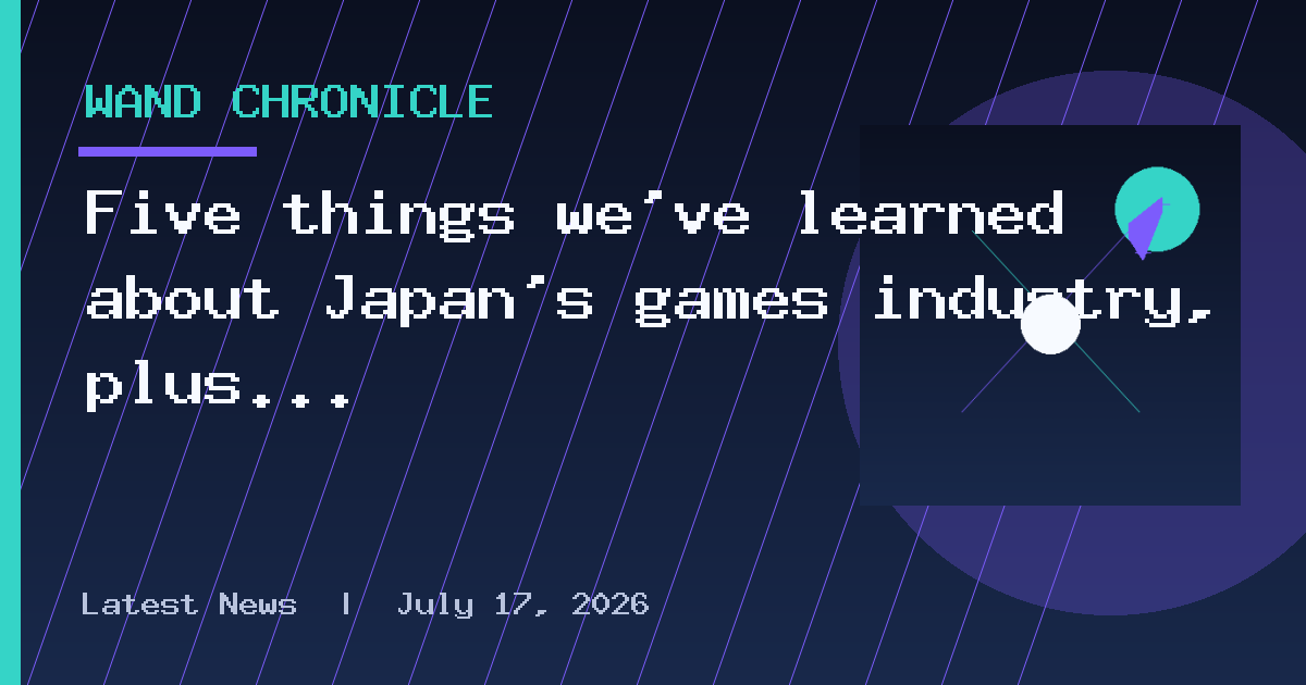 Five things we’ve learned about Japan’s games industry, plus how GTA 6