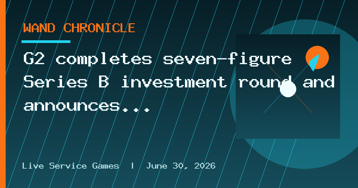 G2 completes seven-figure Series B investment round and announces new investors