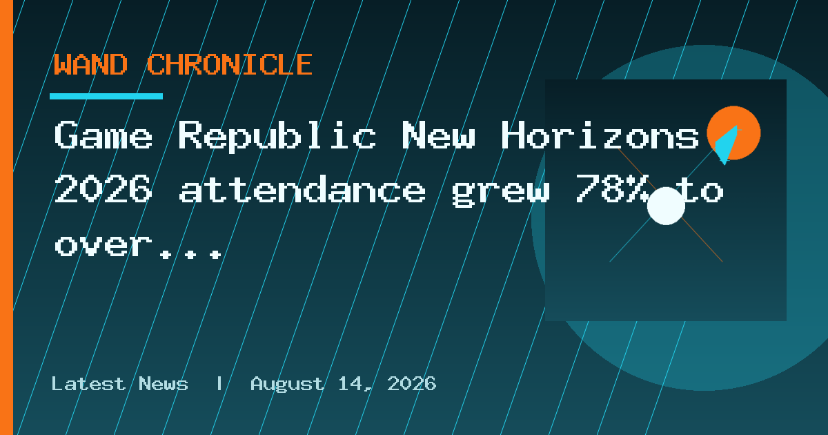 Game Republic New Horizons 2026 attendance grew 78% to over 461 visitors