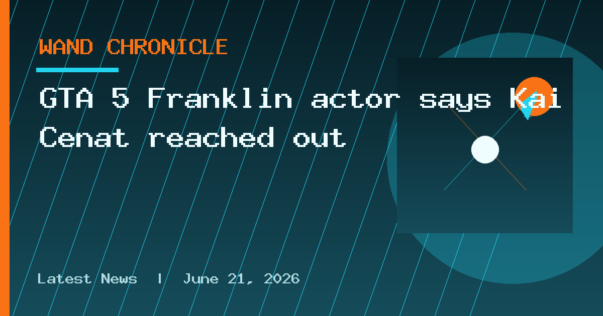 GTA 5 Franklin actor says Kai Cenat reached out