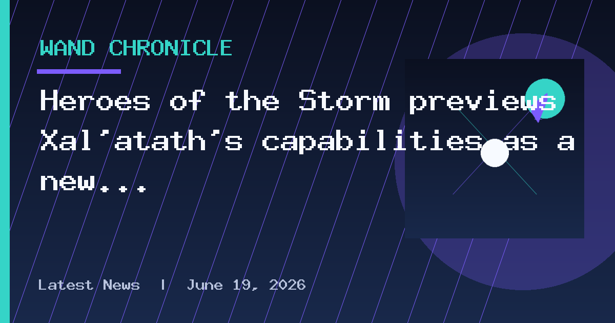 Heroes of the Storm previews Xal’atath’s capabilities as a new ranged assassin