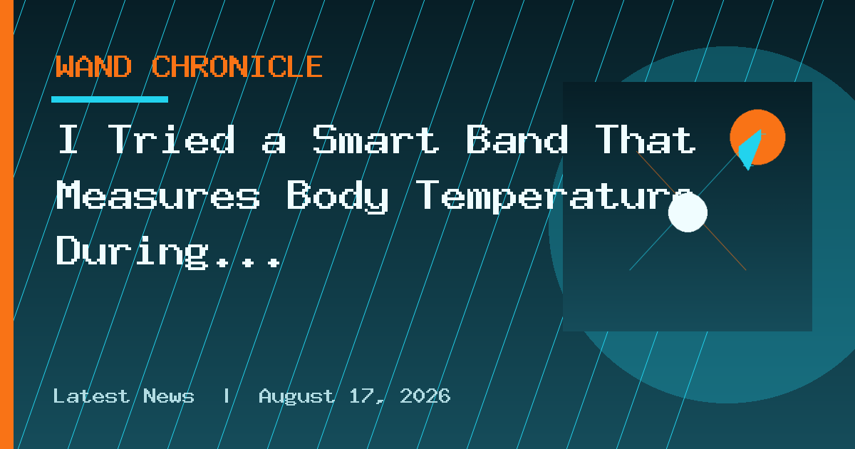 I Tried a Smart Band That Measures Body Temperature During Workouts, and I'm