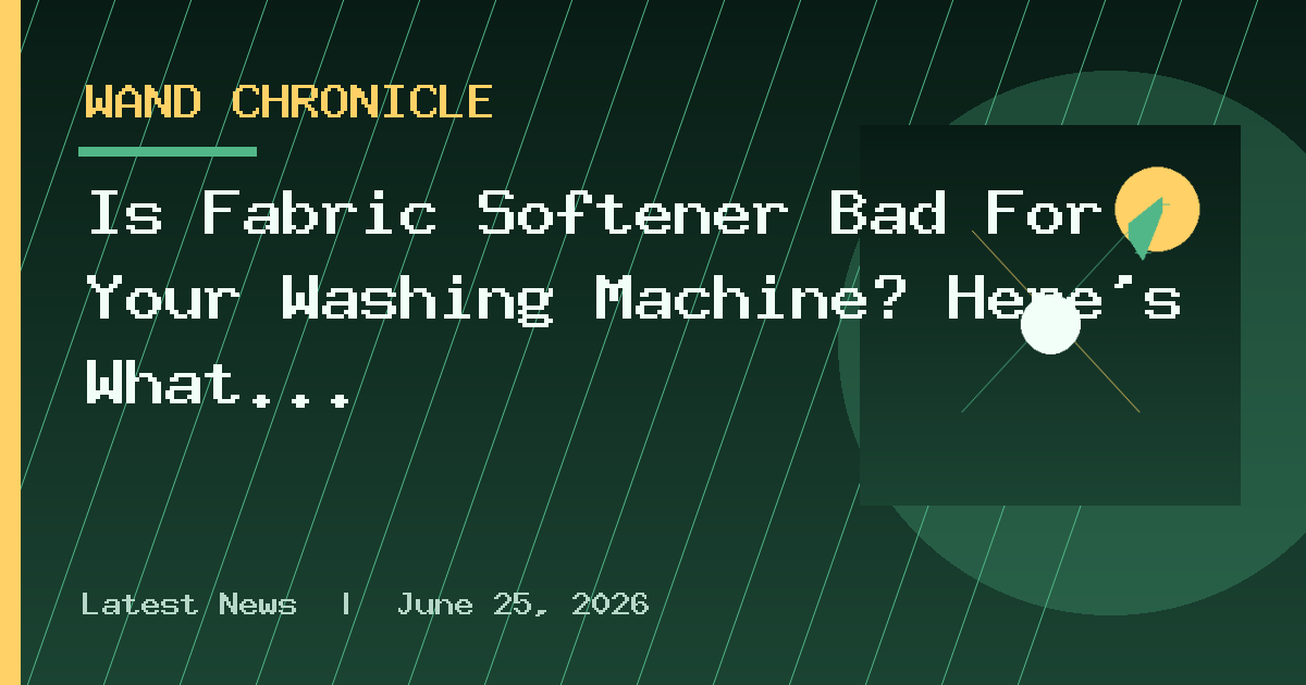 Is Fabric Softener Bad For Your Washing Machine? Here's What It Can Do