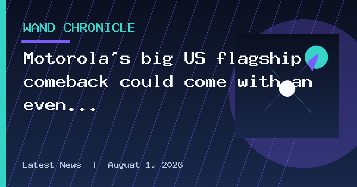 Motorola’s big US flagship comeback could come with an even bigger price tag