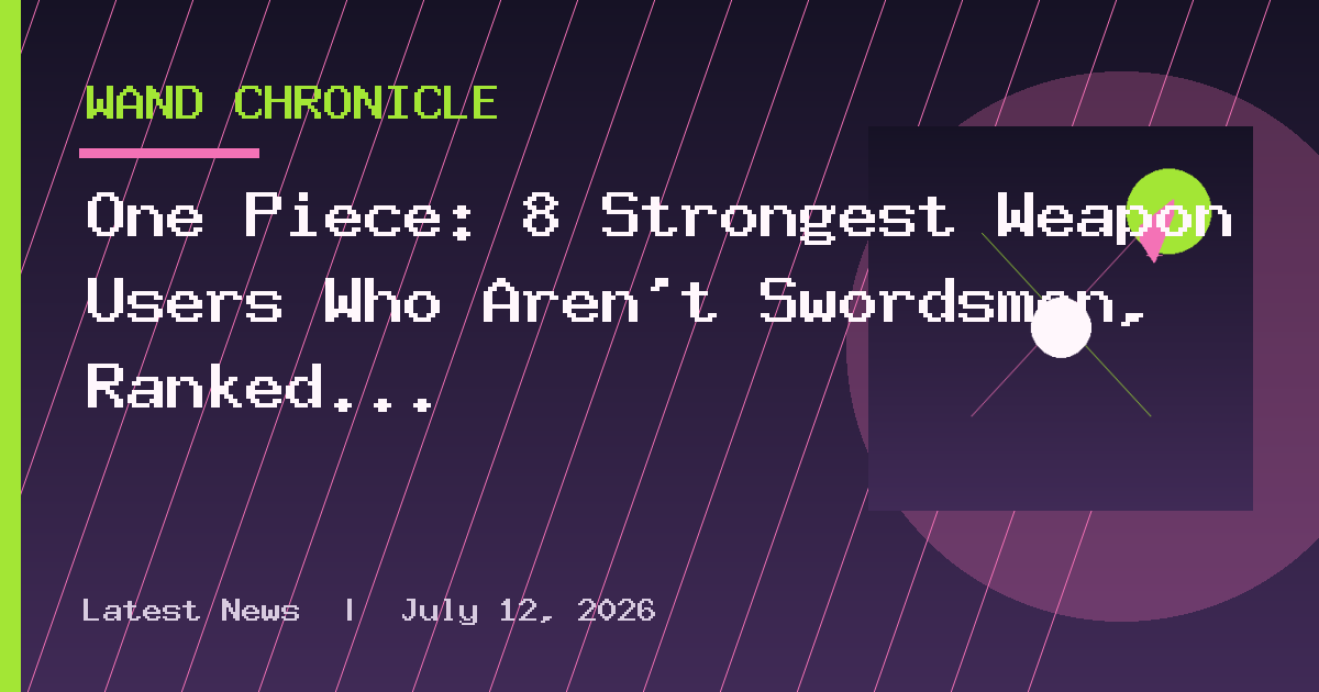 One Piece: 8 Strongest Weapon Users Who Aren't Swordsmen, Ranked