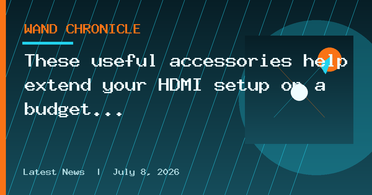 These useful accessories help extend your HDMI setup on a budget