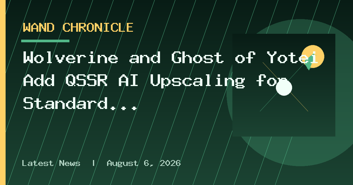 Wolverine and Ghost of Yōtei Add QSSR AI Upscaling for Standard PS5